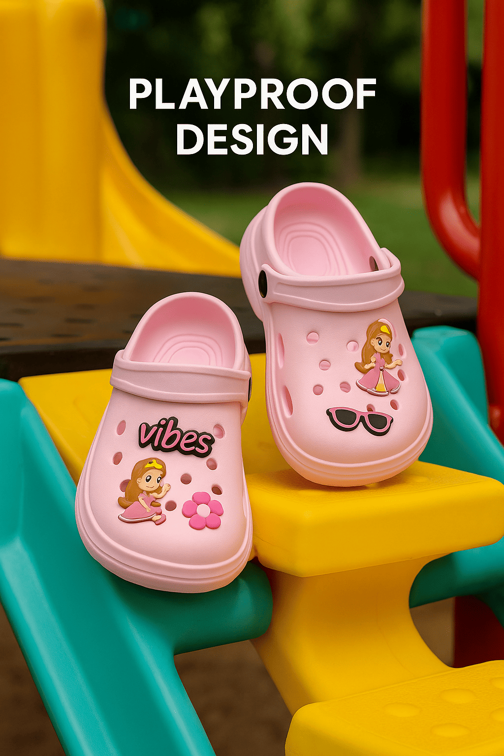 CLOUD GRANDE UNISEX CLOGS (Jojo-2) | 2 YEARS To 13 YEARS | PINK