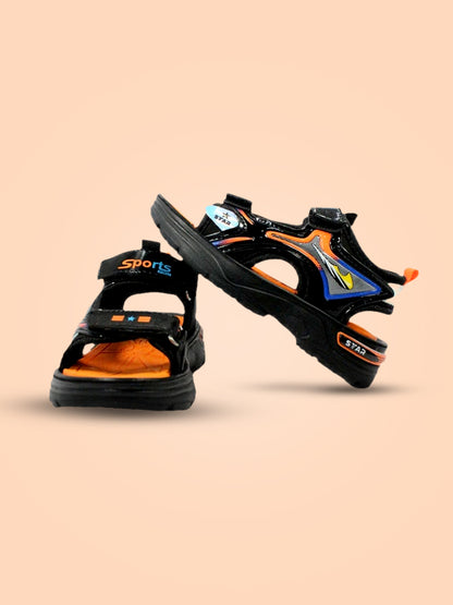 EVOLVE KICKS Sandal (Joy-01) | Age 3 - 6 Years | Black