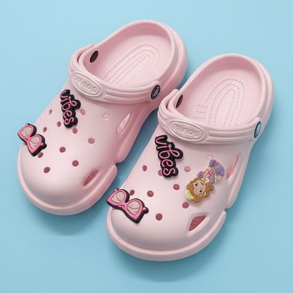 CLOUD GRANDE UNISEX CLOGS (Jojo-2) | 2 YEARS To 13 YEARS | PINK