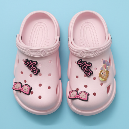 CLOUD GRANDE UNISEX CLOGS (Jojo-2) | 2 YEARS To 13 YEARS | PINK