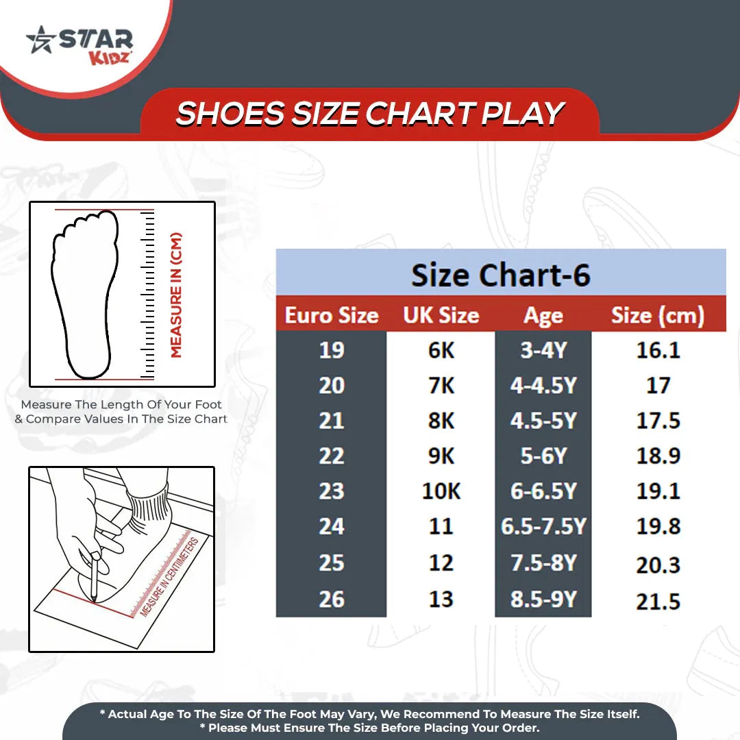 LIGHTNING STRIKE Trendy Sneakers (FIREFLY-13) | Age 3 - 9 years | CGN