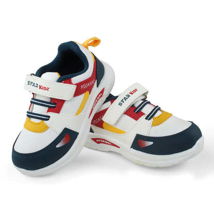 STAR BLAZE EVOLVE CASUAL SHOE  | 1.5 YEARS TO 6 YEARS | WHT