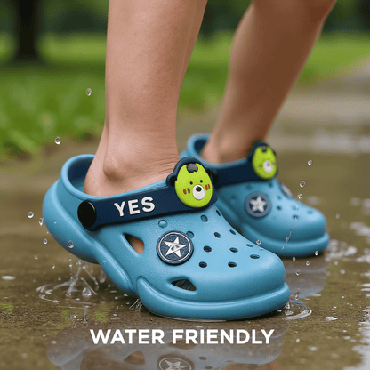 POLO SLIC POGO BLUE CLOGS – Big Energy, Bold Style | Unisex | Ages 5 to 9 Years