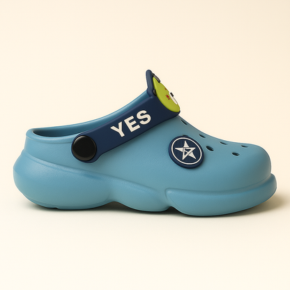 POLO SLIC POGO BLUE CLOGS – Big Energy, Bold Style | Unisex | Ages 5 to 9 Years