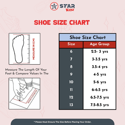 STAR FIRE MYSTIC LIGHTNING SHOE (NEO-01) | 2 YEARS TO 7 YEARS | T.BLU