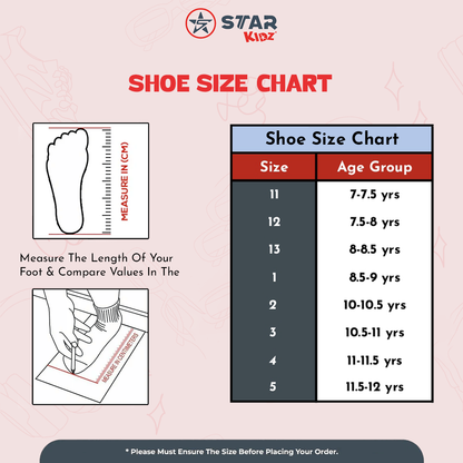STAR SOLAR FLEX CASUAL SHOE (MARS-03) | 7 YEARS TO 12 YEARS | FRZ
