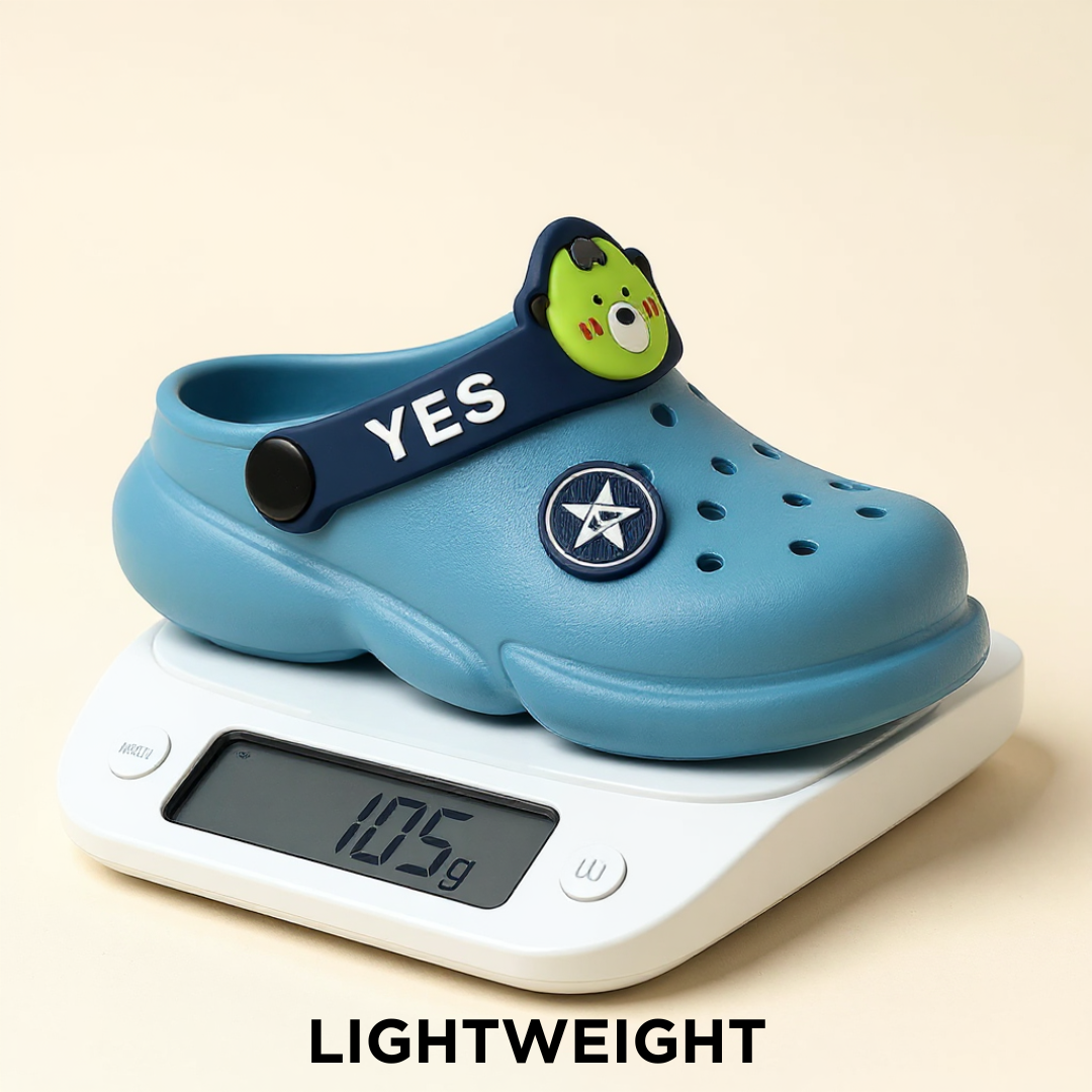 POLO SLIC POGO BLUE CLOGS – Big Energy, Bold Style | Unisex | Ages 5 to 9 Years
