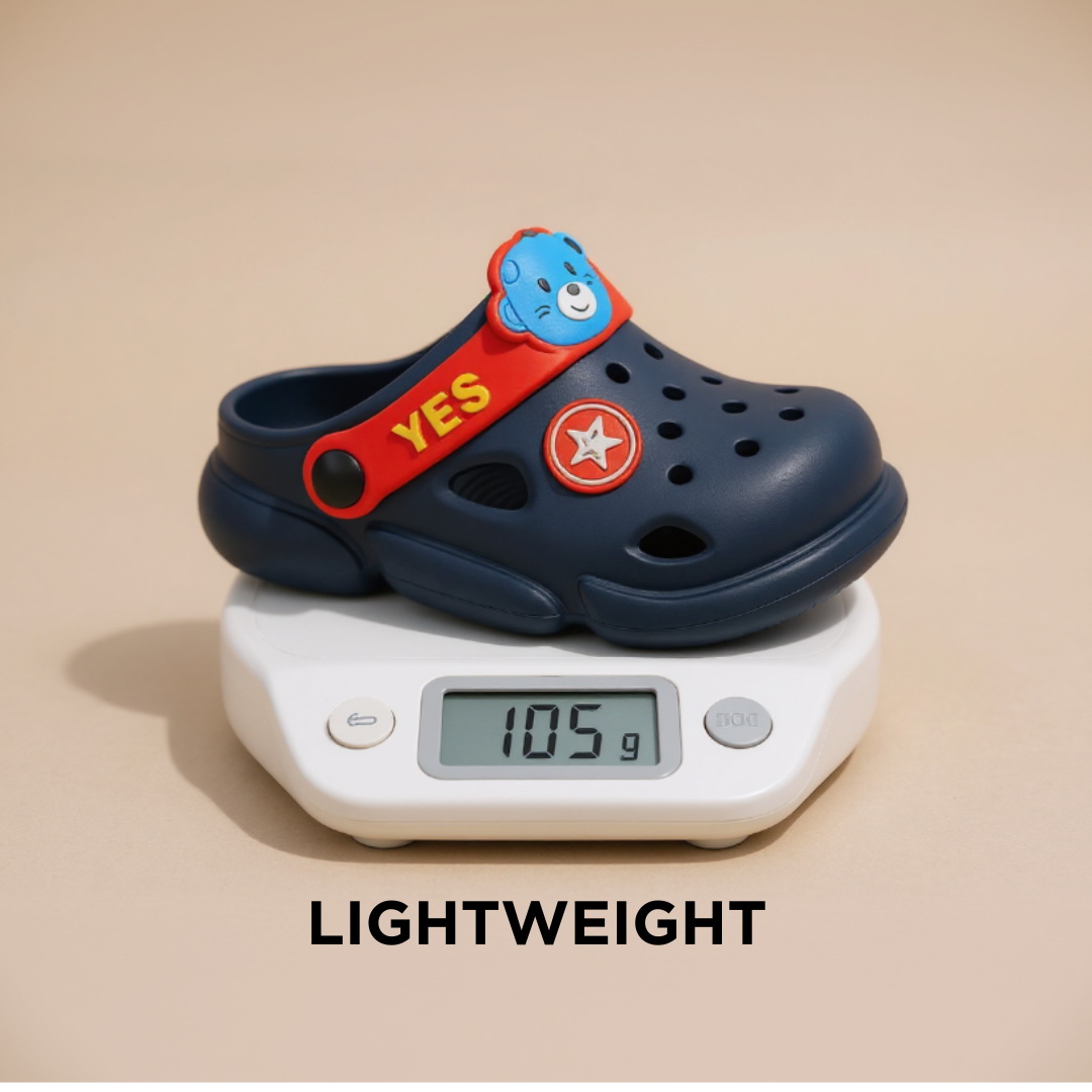 POLO SLIC POGO NAVY BLUE CLOGS – Deep Blue and Ready to Zoom| Unisex | Ages 5 to 9 Years