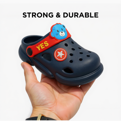 POLO SLIC POGO NAVY BLUE CLOGS – Deep Blue and Ready to Zoom| Unisex | Ages 5 to 9 Years