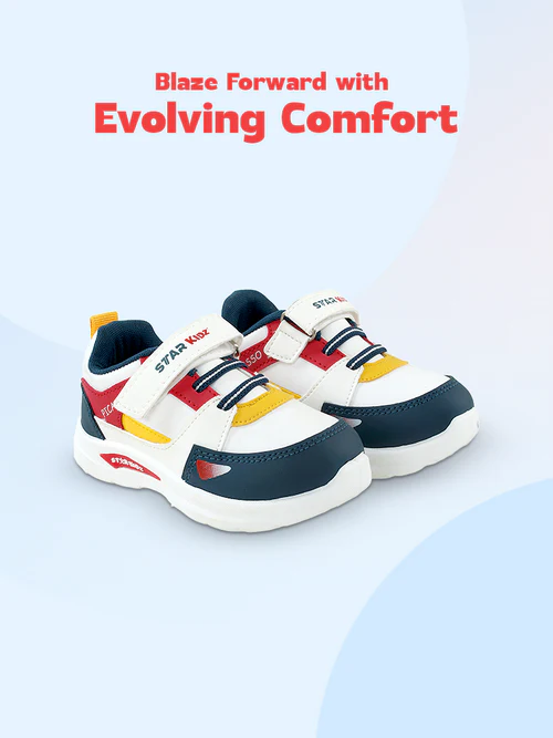 STAR BLAZE EVOLVE CASUAL SHOE  | 1.5 YEARS TO 6 YEARS | WHT