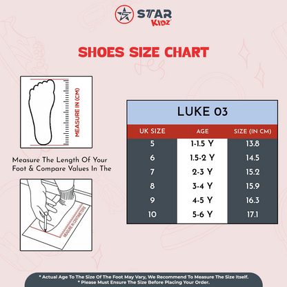 STAR BLAZE EVOLVE CASUAL SHOE  | 1.5 YEARS TO 6 YEARS | WHT