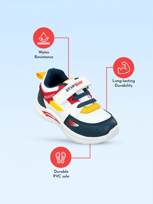 STAR BLAZE EVOLVE CASUAL SHOE  | 1.5 YEARS TO 6 YEARS | WHT