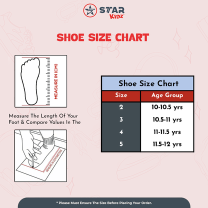STAR FIGHTER MYSTIC CASUAL SHOE (TYSON-01) | 7 YEARS TO 12 YEARS | BLK