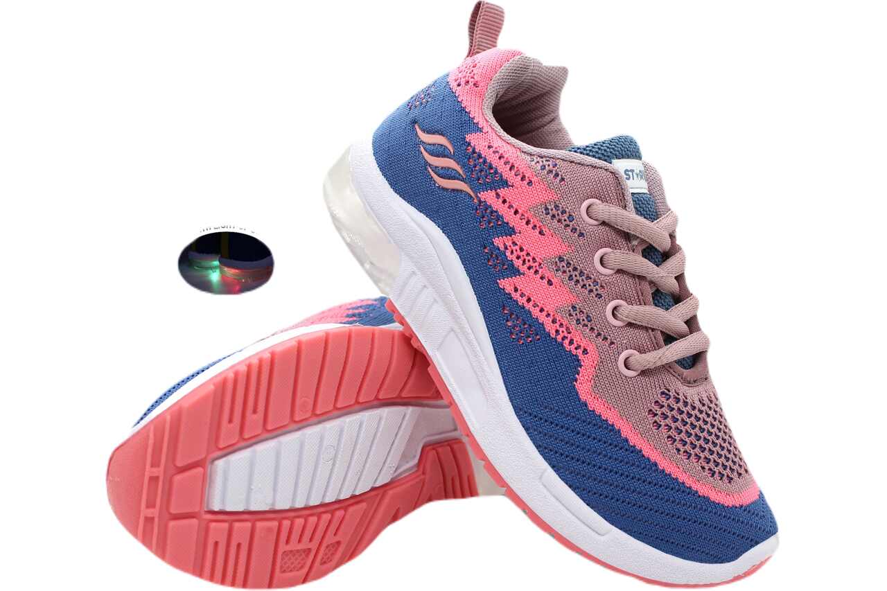 STAR LIGHTNING CASUAL SHOE (FIREFLY-12) | 3 YEARS TO 9 YEARS | RBL-PNK
