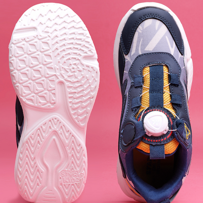 Slip on Sneakers For Boys & Girls  (Dark Blue, 5-13 Year)