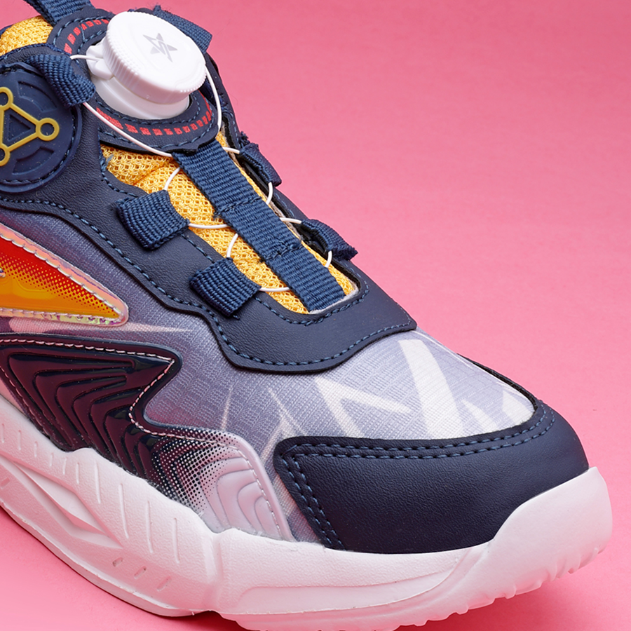 Slip on Sneakers For Boys & Girls  (Dark Blue, 5-13 Year)