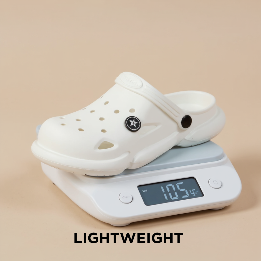 CLOUD TREADS WHITE CLOGS (Jojo) – Clean, Classic, Cool | Unisex | Ages 9 to 13 Years
