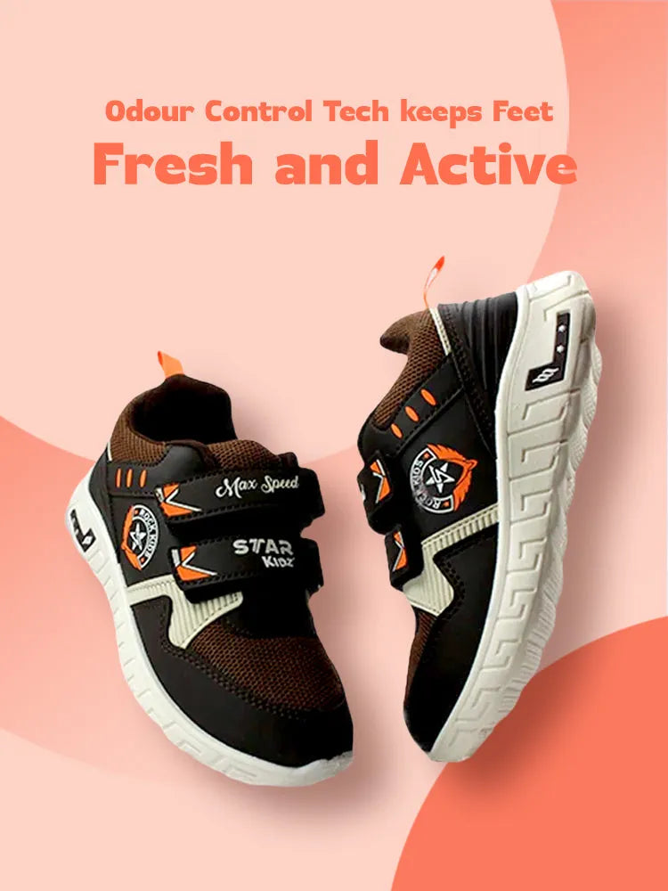 ULTRA KICKS Sneakers (Bear-107) | Age 6-13 years | Brown