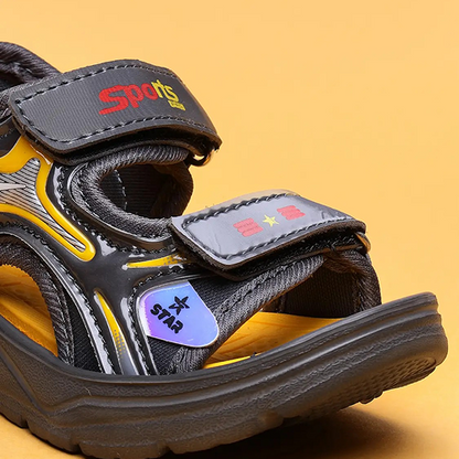 Velcro Strappy Sandals For Boys & Girls  - Grey