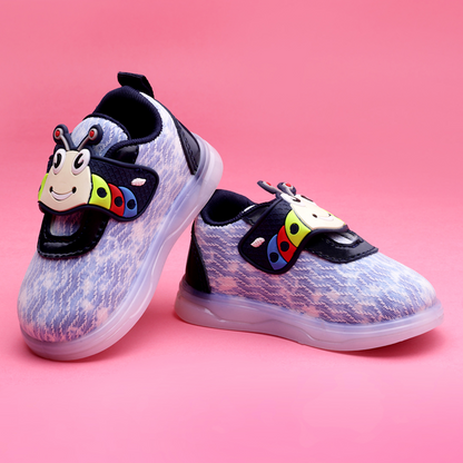 Velcro LED Shoes For Boys & Girls  (Multicolor)