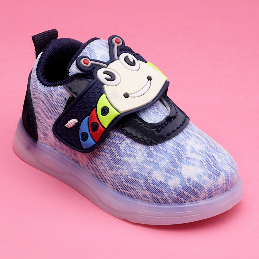 Velcro LED Shoes For Boys & Girls  (Multicolor)