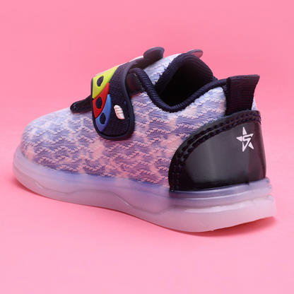 Velcro LED Shoes For Boys & Girls  (Multicolor)