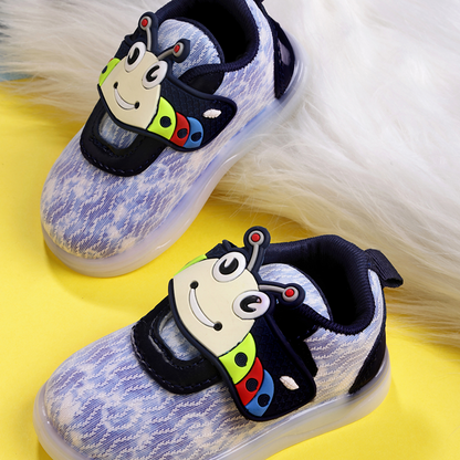 Velcro LED Shoes For Boys & Girls  (Multicolor)