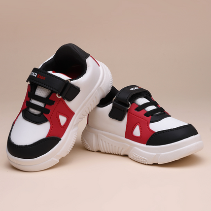 Velcro Sneakers For Boys & Girls  (Black, 2-5 Year)