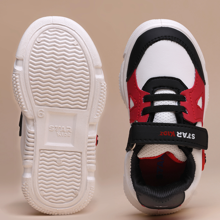 Velcro Sneakers For Boys & Girls  (Black, 2-5 Year)