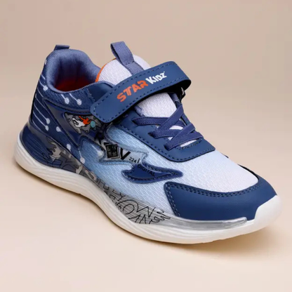 Velcro Sneakers For Boys & Girls  (Dark Blue, 5 to 13 years)