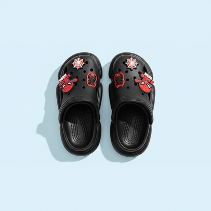 CLOUD TREADS UNISEX CLOGS (Jojo-2) | 2 Years to 13 Years | Black