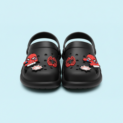 CLOUD TREADS UNISEX CLOGS (Jojo-2) | 2 Years to 13 Years | Black